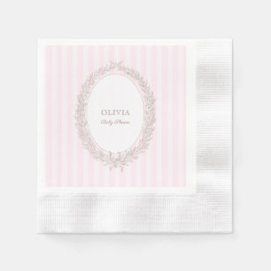 Guardanapo De Papel Bonjour Bebe French Patisseriserie Chá de fraldas