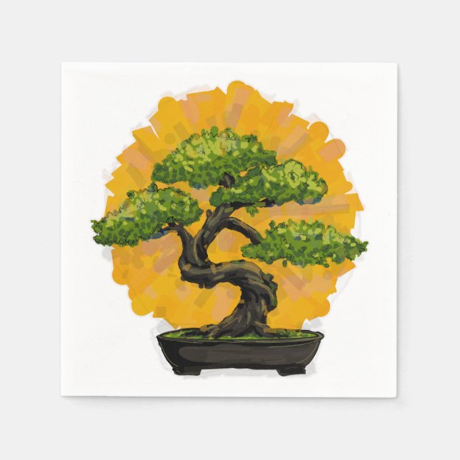 Guardanapo De Papel Bonsai Tree Lover (Frente)
