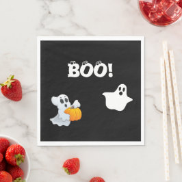 Guardanapo De Papel Boo Halloween