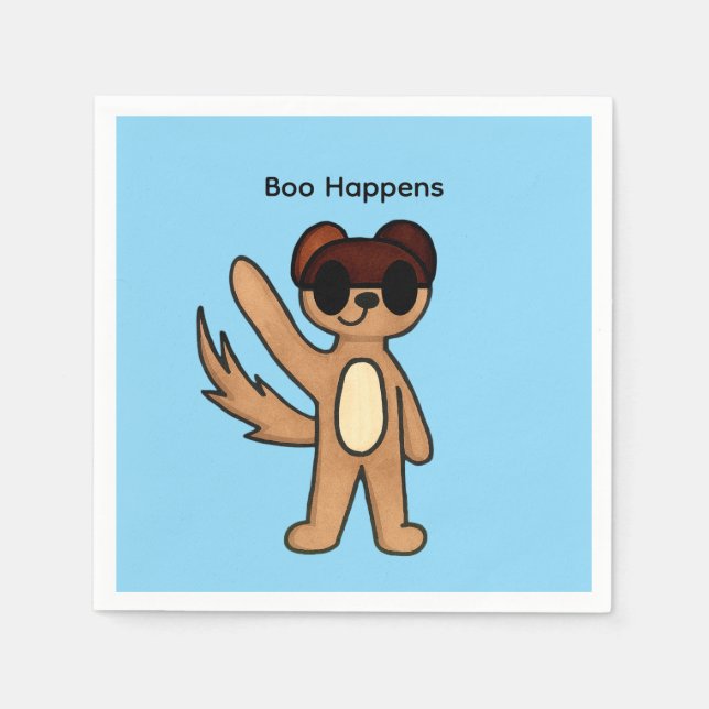 Guardanapo De Papel Boo Happens Party Napkins (Frente)
