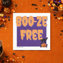 Boo‑ze Free | Festa de Halloween Sóbria
