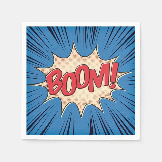 Guardanapo De Papel Boom! (Frente)