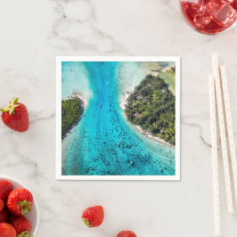 Guardanapo De Papel Bora Bora - Caminho Para O Oceano