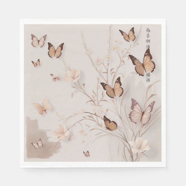 Guardanapo De Papel Borboleta (Frente)