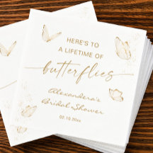 Borboleta de Ouro Branco Chá de Noiva