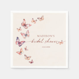 Guardanapo De Papel Borboleta do Chá de panela Boho