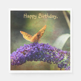 Guardanapo De Papel Borboleta em Borboleta Bush
