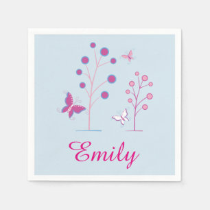 Guardanapo De Papel Borboleta Personalizada Napkins