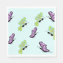 Borboletas de Papel Napkin