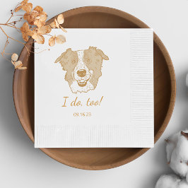 Guardanapo De Papel Borda Cachorro Personalizado Eu Também Faço