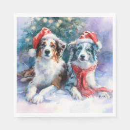 Guardanapo De Papel Border Collie Paper Napkin