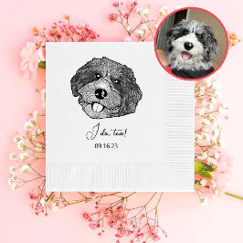 Guardanapo De Papel Bordoodle Dog Personalizado Eu Também