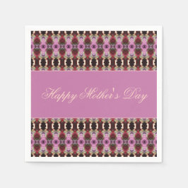 Guardanapo De Papel Borgonha Roxa E Rosa