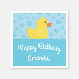 Guardanapo De Papel Borracha Ducky Party Kids Bebê