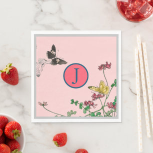 Guardanapo De Papel BORRACHAS JAPONESAS INICIAIS PERSONALIZADAS DE Pap