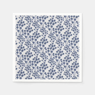 Guardanapo De Papel Botânica do Marinho Azul