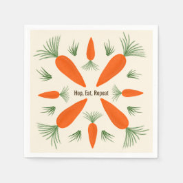 Guardanapo De Papel Botanical Carrots Collection