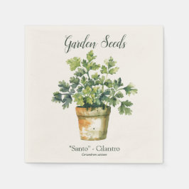 Guardanapo De Papel Botânico - Perfeito para Jantar Jardim à Mesa