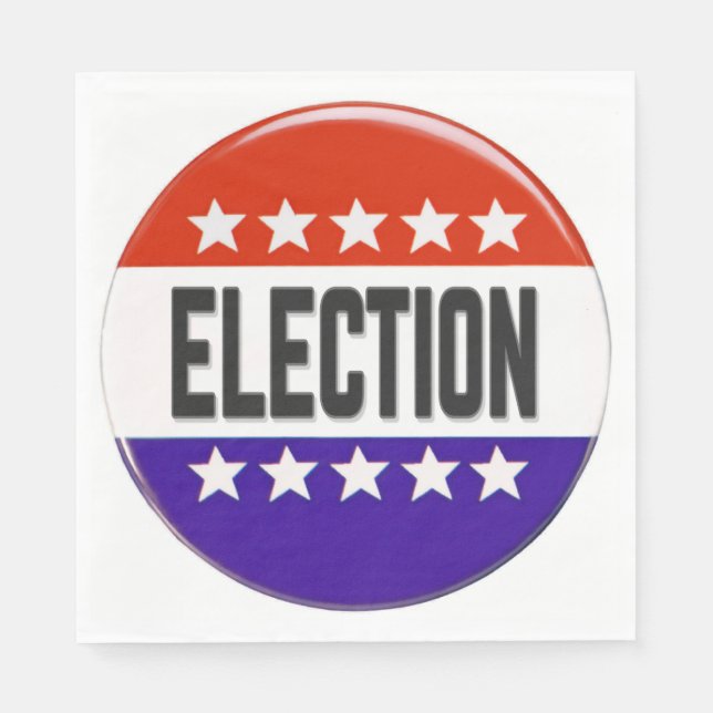 Guardanapo De Papel Botão de eleição (Frente)