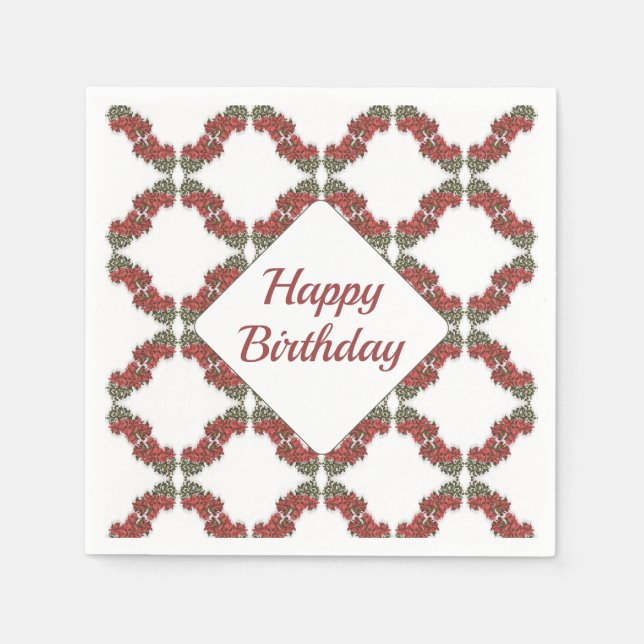 Guardanapo De Papel Bougainvillea Paper Napkins (Frente)