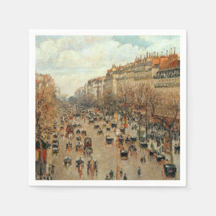 Guardanapo De Papel Boulevard Montmartre-Eremitage Camille Pissarro