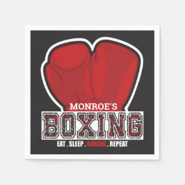 Guardanapo De Papel Boxer Boxer Boxer Glove Prize Fighter