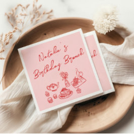 Guardanapo De Papel Branca Retrorada Vermelha Retrorada Brincadeira