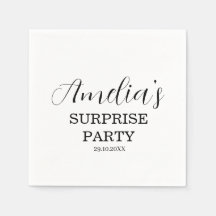 Branco e Preto, Festa de Aniversário Surpresa