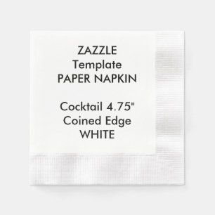 Guardanapo De Papel BRANCO feito sob encomenda modelo inventado do