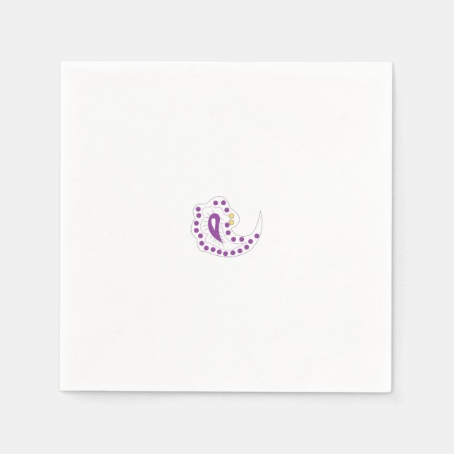 Guardanapo De Papel Bransoletka z serduszkiem Style, Light EggPlant (Frente)