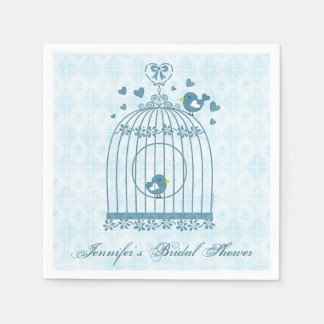 Guardanapo De Papel Bridal Bird Cage