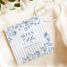 Guardanapo De Papel Bridal Shower Brunch Napkins Something Blue Decor