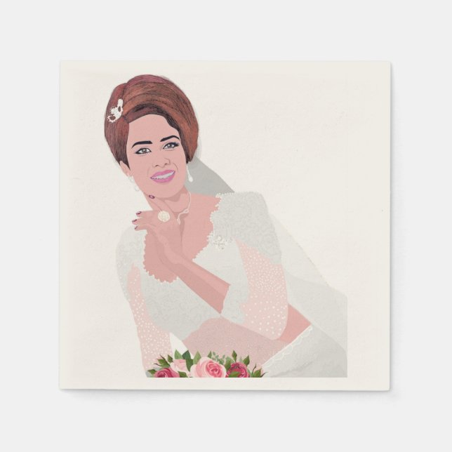 GUARDANAPO DE PAPEL BRIDE FELIZ (Frente)