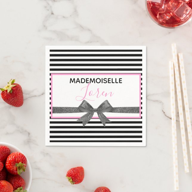 Guardanapo De Papel BRIDE Glam - Partido do Chá de Tema Parisiense (Insitu)