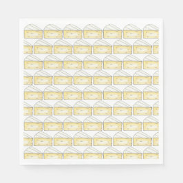 Guardanapo De Papel Brie Festa de Provando de Queijo