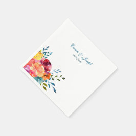 Guardanapo De Papel Bright Summer colorida Wedkin Paper Napkin