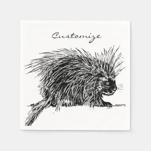 Guardanapo De Papel Brilhante e giro Thunder_Cove Hedgehog