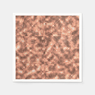 Guardanapo De Papel Brilho de Luxo Dourado Brilhante Lantejoulas Femin