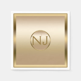 Guardanapo De Papel Brilho Dourado Dourado Brilhante Moderno Glam Glam