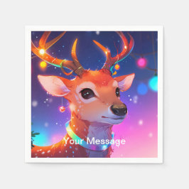 Guardanapo De Papel Brilho Encantado de Natal