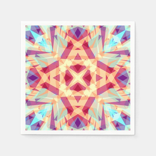 Guardanapo De Papel Brincadeira de Natal Brilhante e alegre Padrão Jol (Frente)