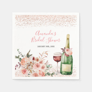 Guardanapo De Papel Brinde ao Amor Rosa Choque Noivado