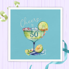 Guardanapo De Papel Brinde aos 50 Anos de Aniversário