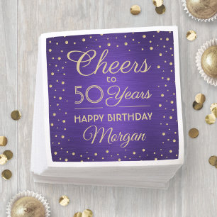 Guardanapo De Papel Brinde de Aniversário Qualquer Brilhante Confetes