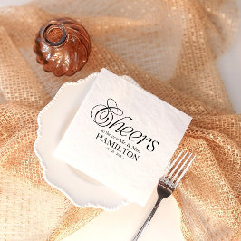 Guardanapo De Papel Brindes Casamento Minimalista Moderno