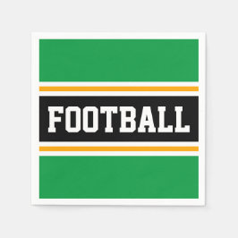 Guardanapo De Papel Brisas de FUTEBOL Amarelo-Amarelo-Verde-Brilho