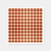 Brown Checkered Gingham Pattern
