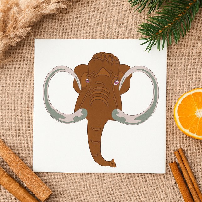 Guardanapo De Papel Brown Mammoth Napkins (Criador carregado)