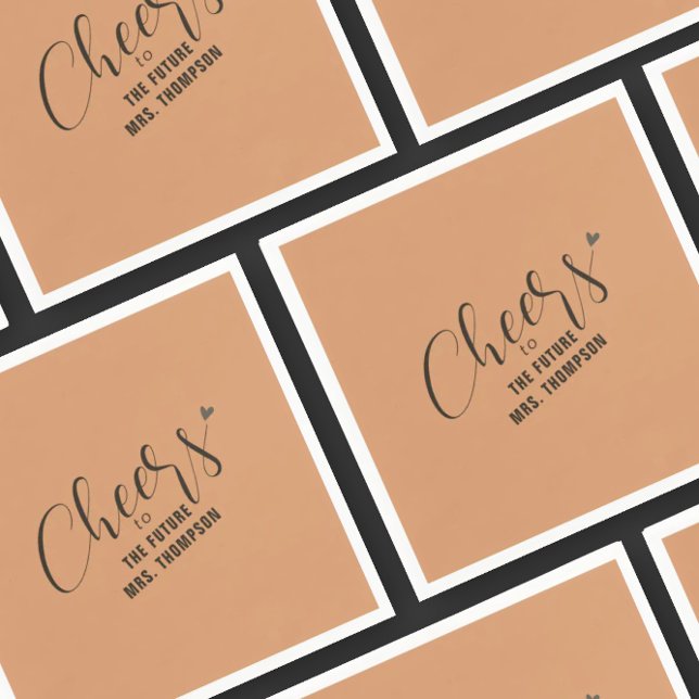 Guardanapo De Papel Brunch de Chá de Panela da Futura Sra. Laranja de  (Criador carregado)