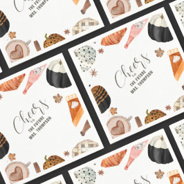 Guardanapo De Papel Brunch de Chá de panela Pumpkins Pintado com queda